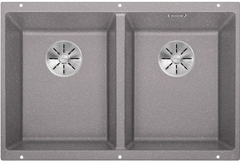 Blanco Subline 350/350-U chiuvetă din granit 75.5x46 cm gri/grafit/onix 523576