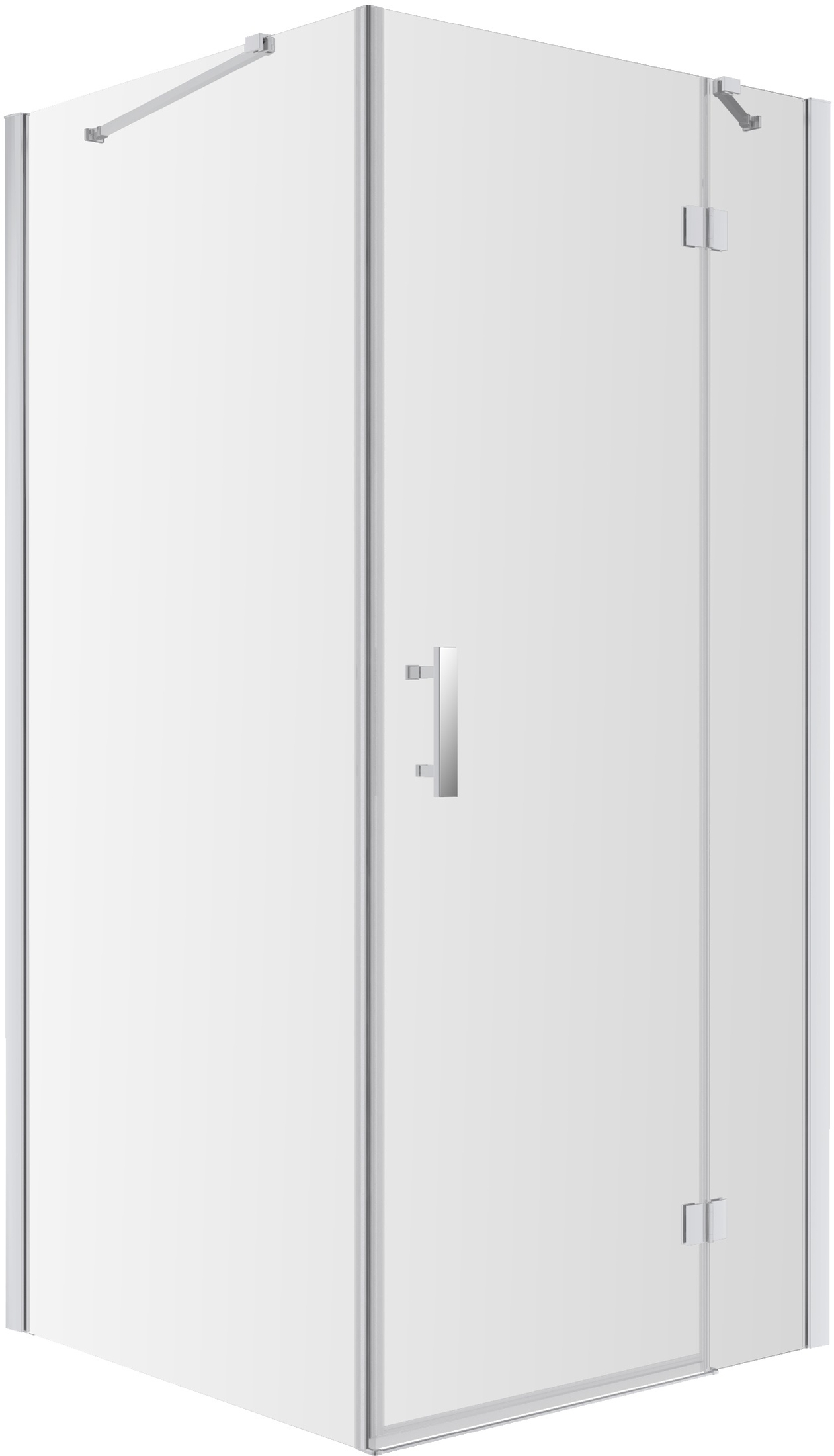 Omnires Manhattan cabină de duș 90x90 cm pătrat crom luciu/sticlă transparentă MH9090CRTR