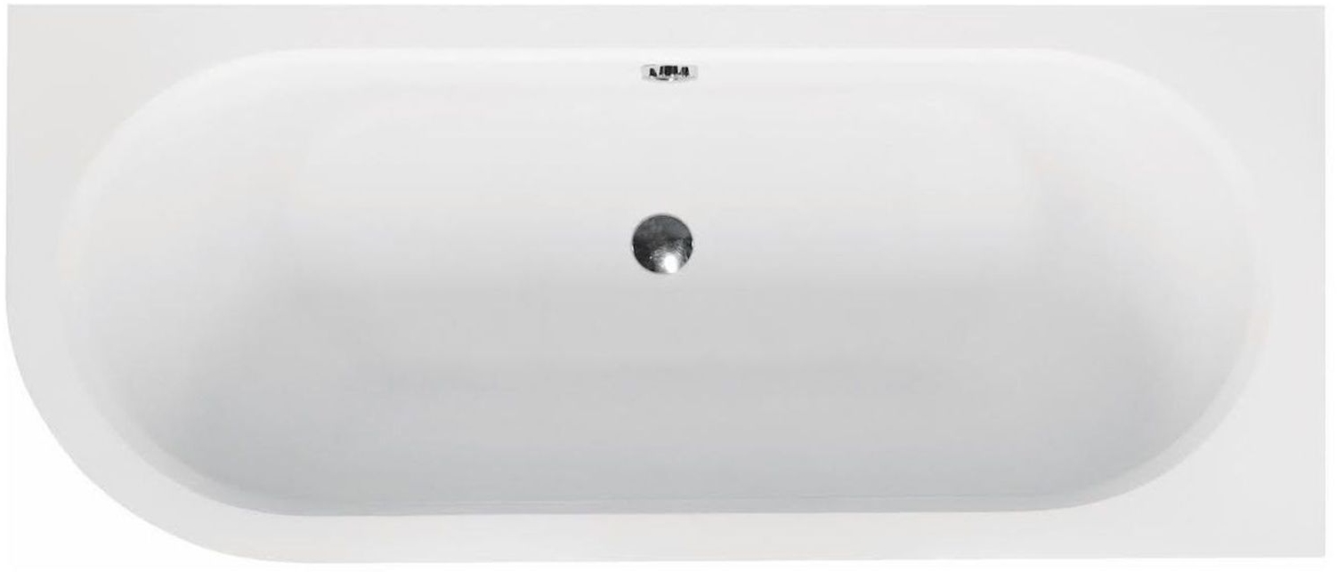 Besco Avita cadă de colț 160x75 cm partea dreaptă alb #WAV-160-NP