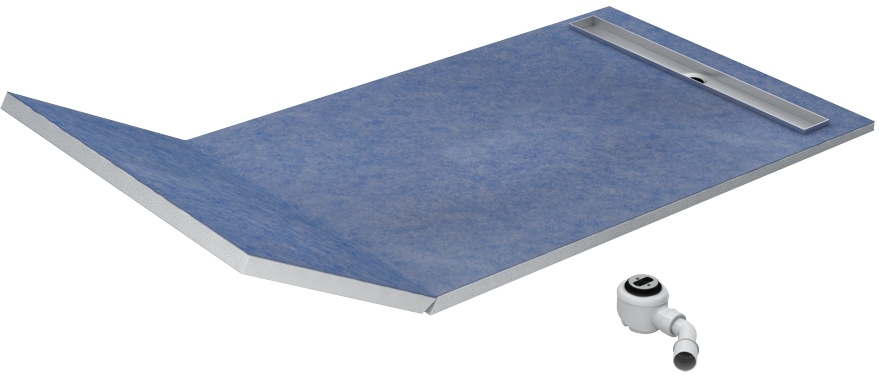 Schedpol Base cădiță de duș sub gresie 80 cm 10.034/OLPL