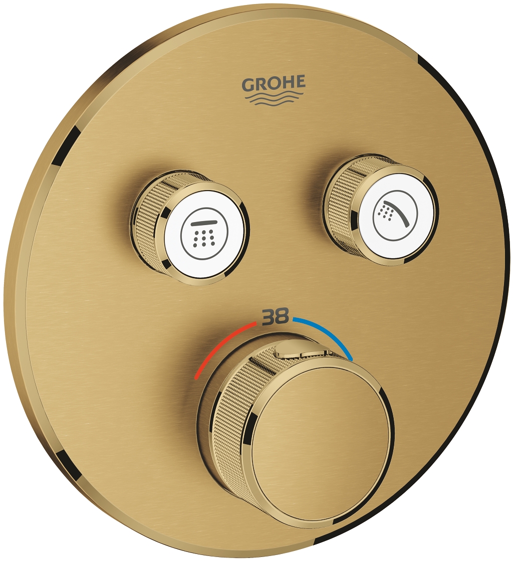 Grohe Grohtherm SmartControl baterie cadă-duș ascuns da Brushed Cool Sunrise 29119GN0