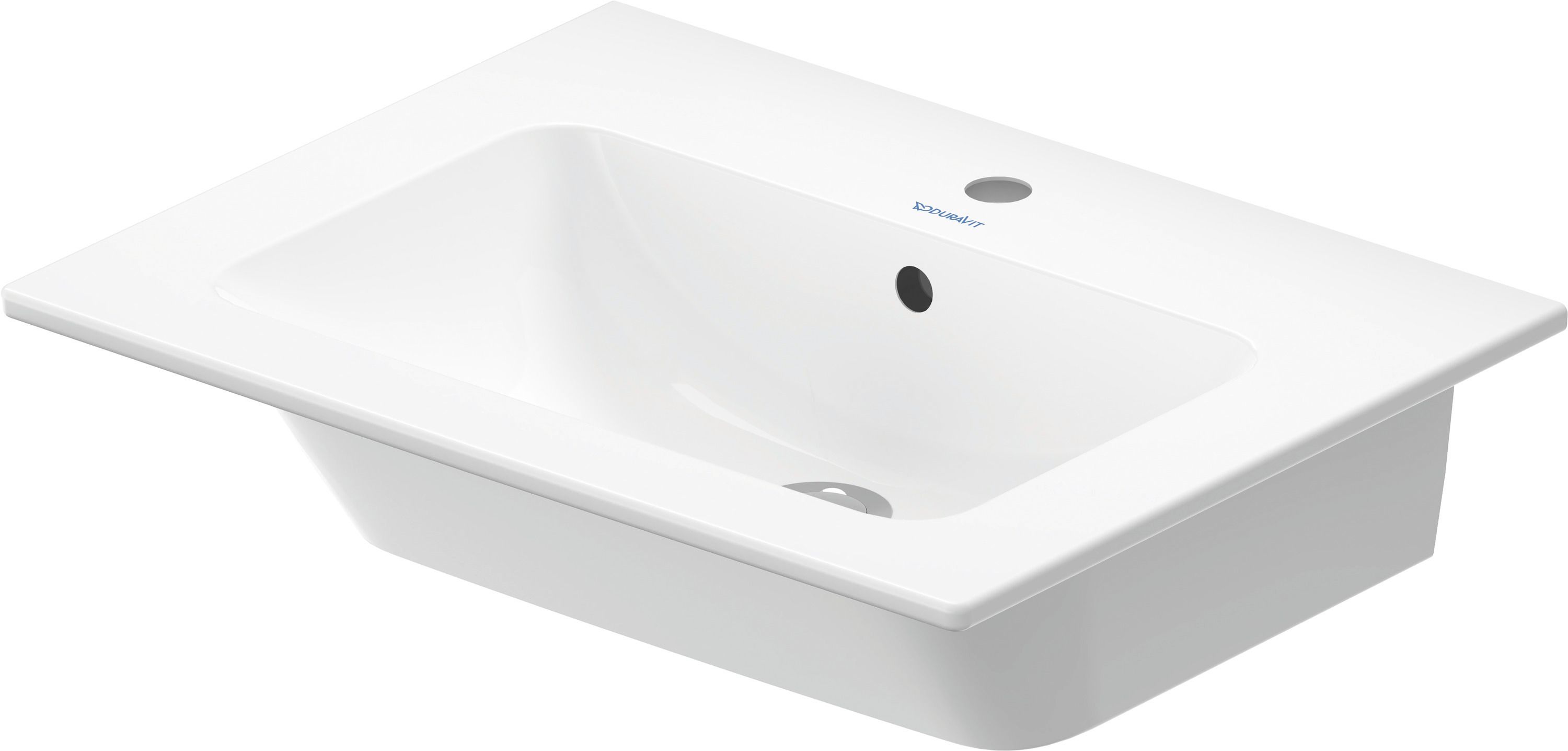 Duravit ME by Starck lavoar 63x49 cm dreptunghiular clasică-mobilier alb 23366300601
