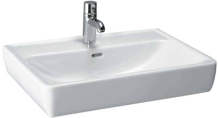 Laufen Pro A lavoar 55x48 cm dreptunghiular clasică-de blat alb H8179510001041