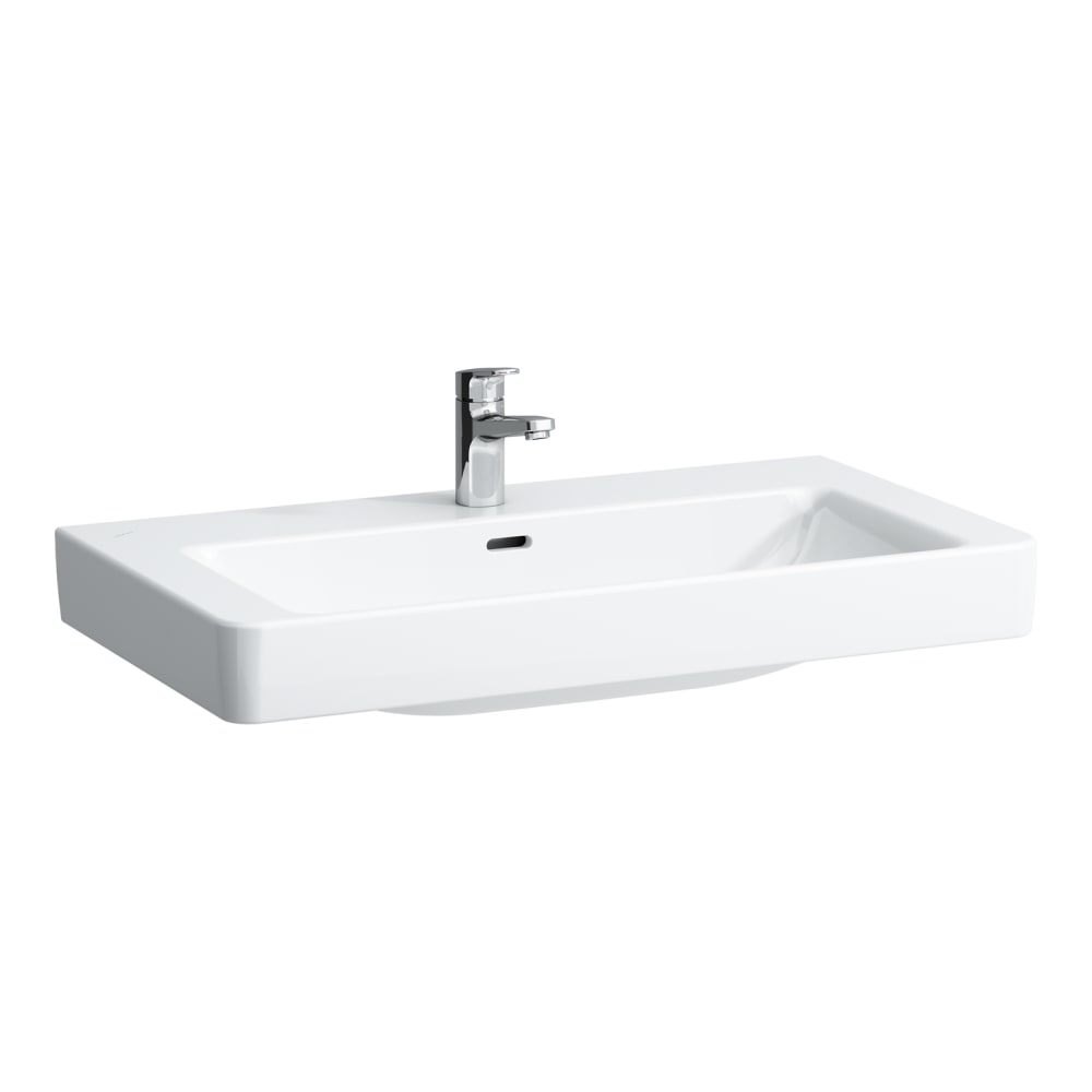 Laufen Pro S lavoar 85x46 cm dreptunghiular clasică-de blat alb luciu H8139650001041