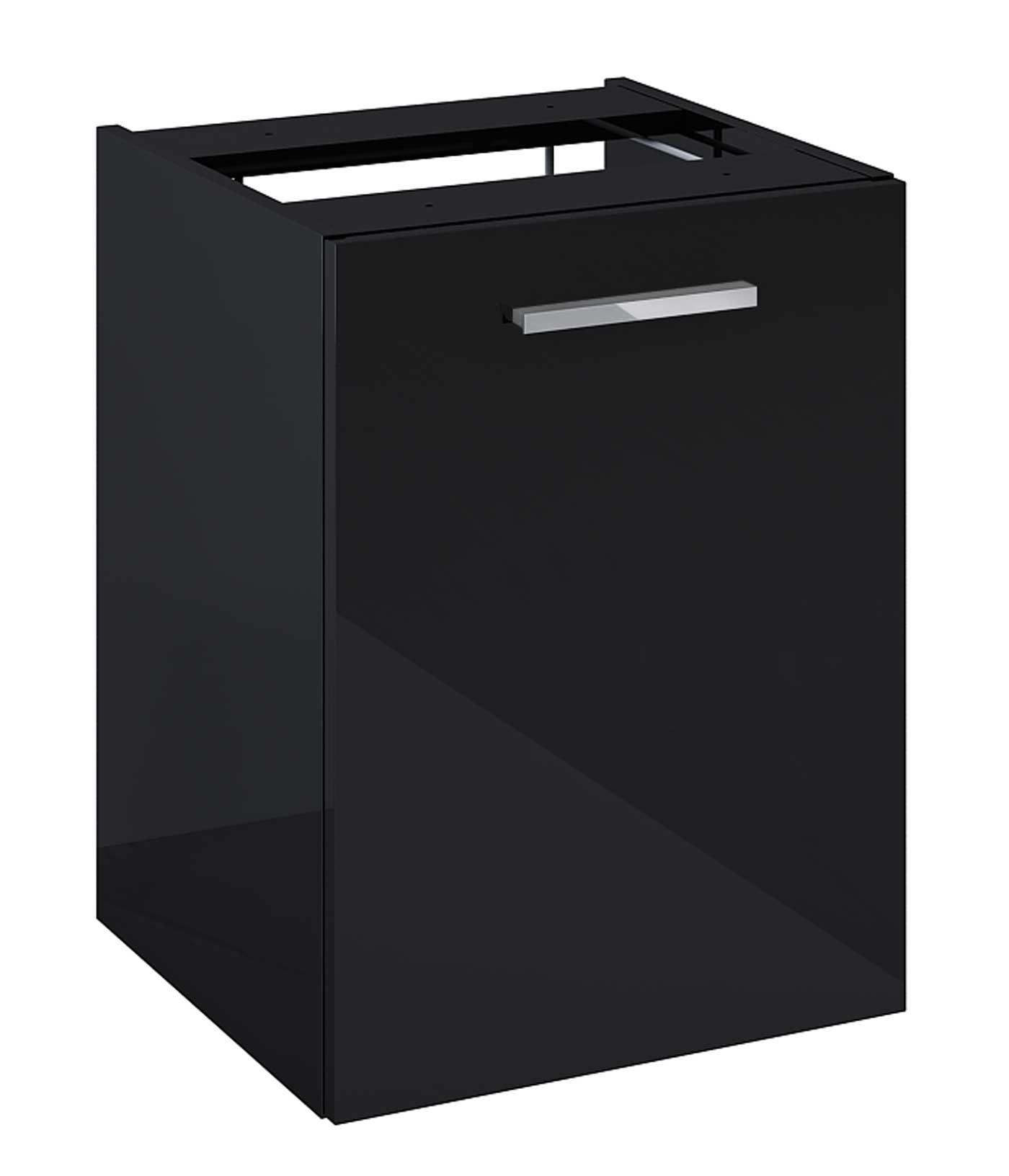 Elita Kwadro Plus dulap 39.6x39.6x53 cm agățat lateral negru 167652