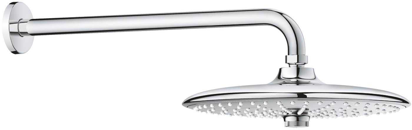 Grohe Euphoria cap de duș cu braț 26x26 cm rotund StarLight Chrome 26458000