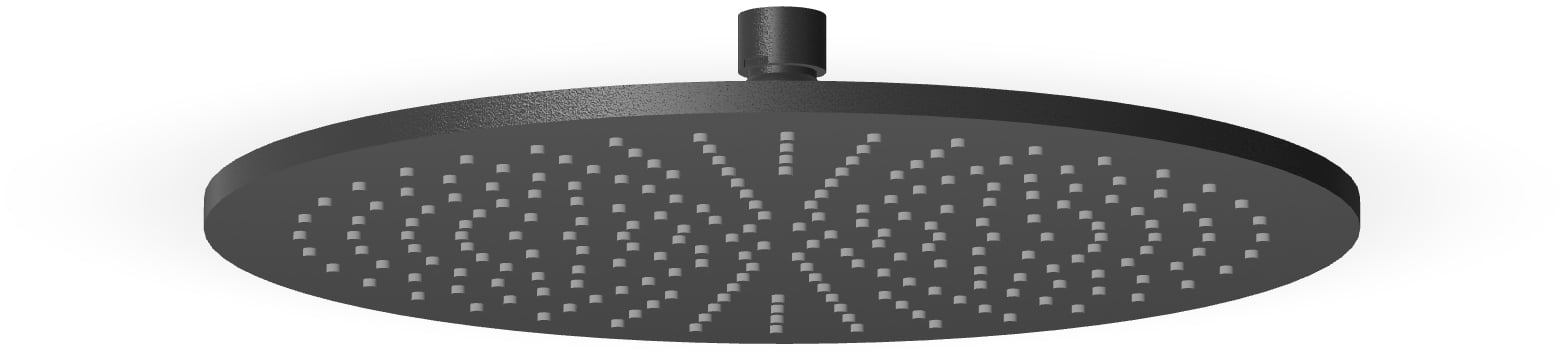 Zucchetti Closer cap de duș 30x30 cm rotund negru Z94266.N1