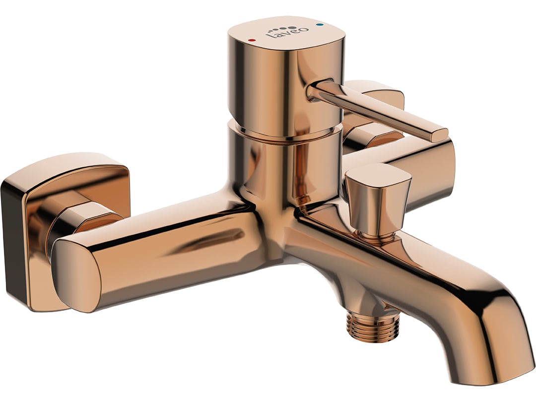 Laveo Pola baterie cadă-duș perete auriu BAP810D