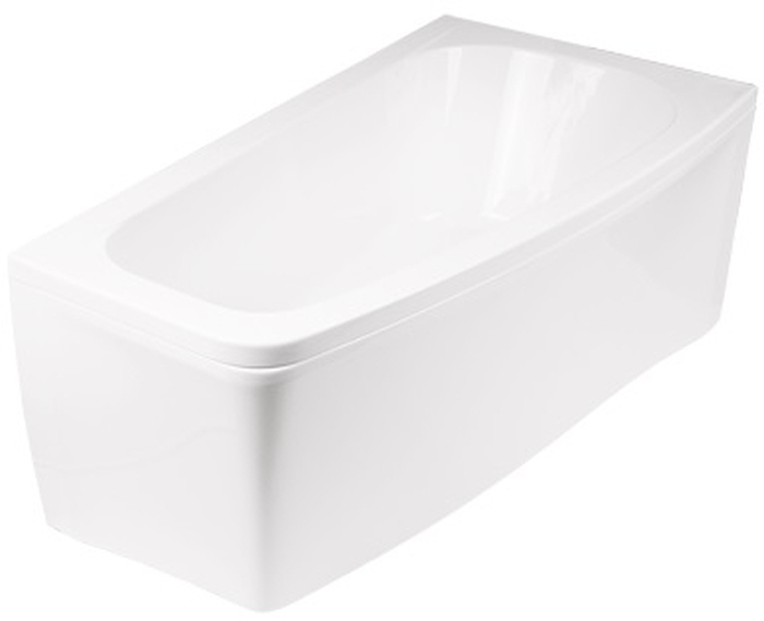 Set cadă de colț Besco Luna #WAL-150-NP, carcasa pentru cadă Besco Luna OAL-150-NP