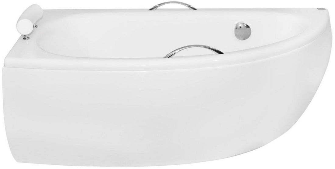 Set cadă de colț Besco Milena #WAM-150-NL, carcasa pentru cadă Besco Milena OAM-150-NL