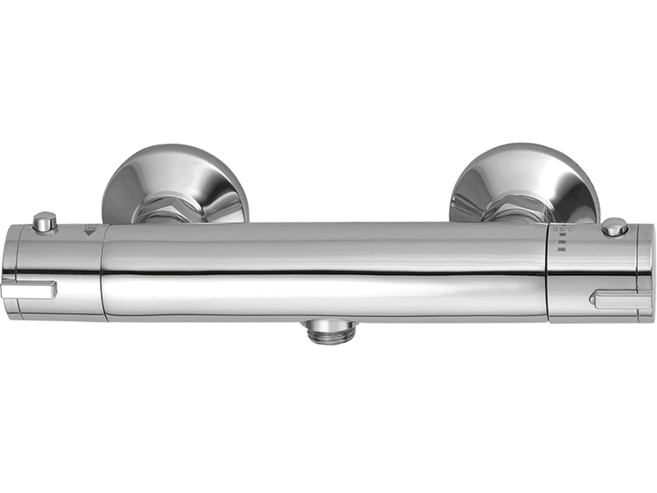 Laveo Termico baterie de duș perete cu termostat crom BAT04TD