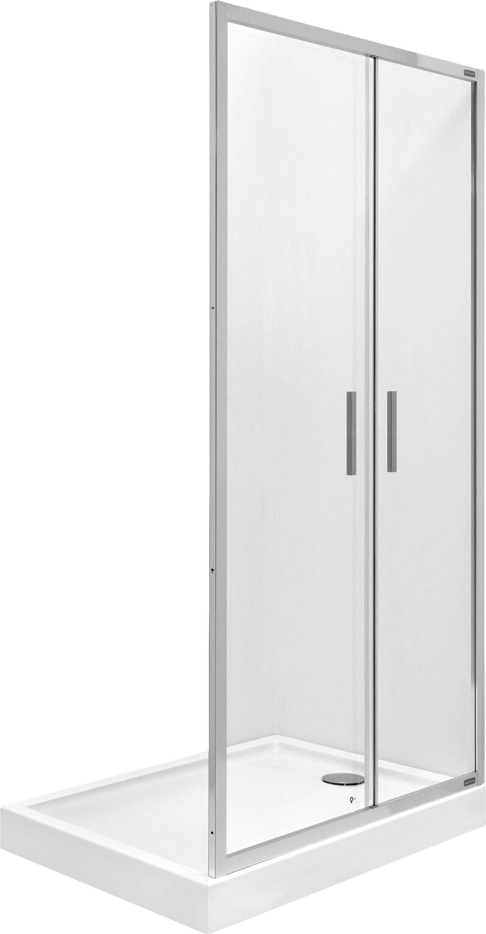 Roca Town-N uși de duș 90 cm pliantă crom luciu/sticlă transparentă AMP2409012M