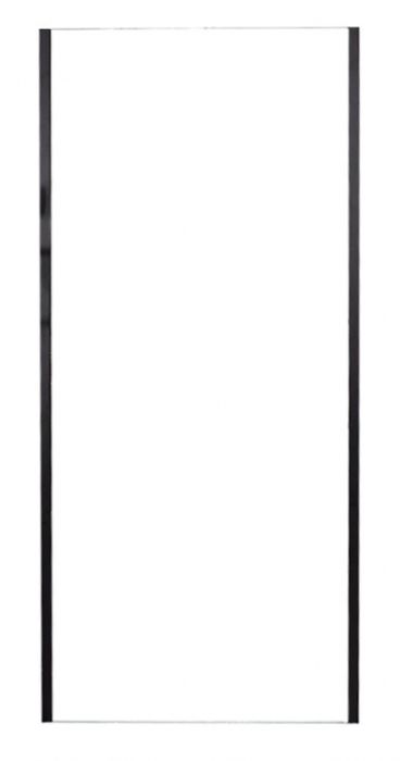 Rea Rapid perete de duș 90 cm negru mat/sticla transparentă REA-K6422