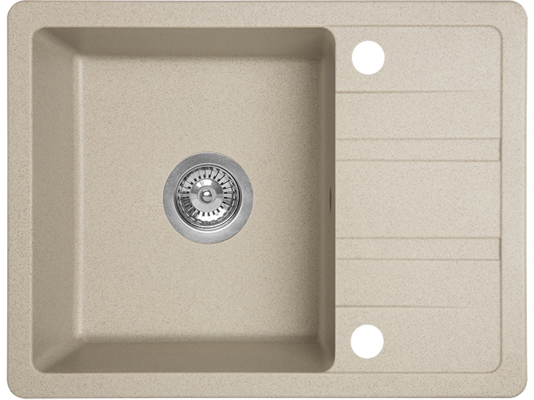 Laveo Stella chiuvetă din granit 58x44 cm bej SBY413T