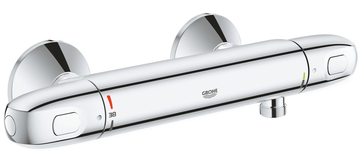 Grohe Grohtherm 1000 baterie de duș perete da StarLight Chrome 34550000