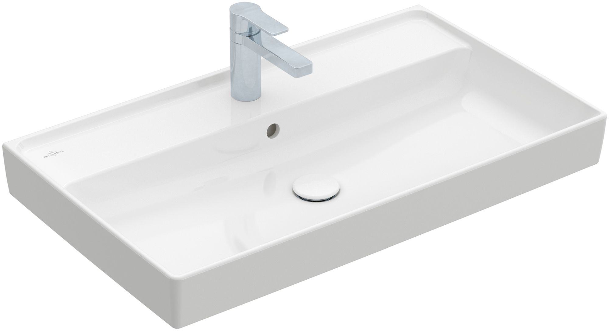 Villeroy & Boch Collaro lavoar 80x47 cm dreptunghiular clasică-mobilier alb 4A3380R1