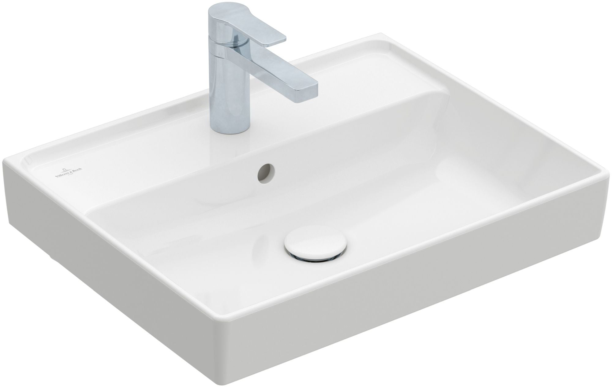 Villeroy & Boch Collaro lavoar 55x44 cm dreptunghiular clasică-mobilier alb 4A3355R1