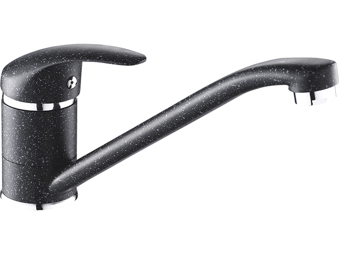 Laveo Iga baterie bucătărie pe picior negru BGG760D