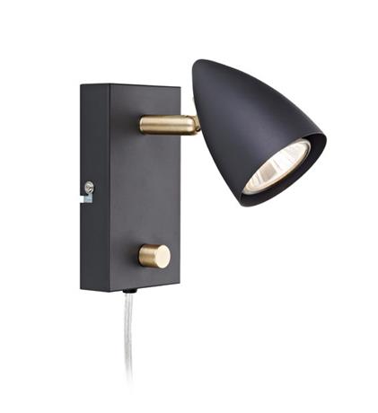 Markslöjd Ciro lampă de perete 1x35 W negru-auriu 106318