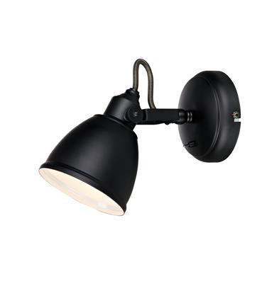 Markslöjd Fjällbacka lampă de perete 1x40 W negru 105814