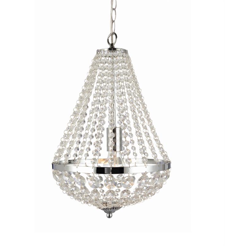 Markslöjd Gränsö lampă suspendată 1x60 W crom-transparent 104889