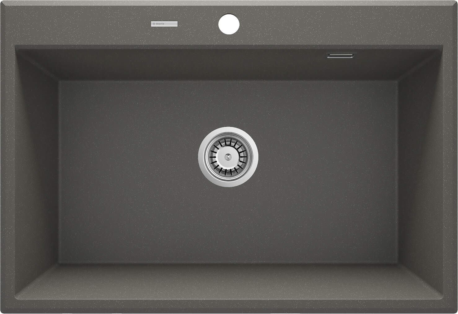 Deante Eridan chiuvetă din granit 70x52 cm antracit ZQE_T103