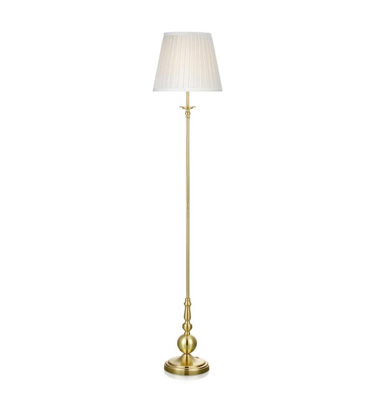 Markslöjd Imperia lampă de podea 1x60 W alb-alamă 106322