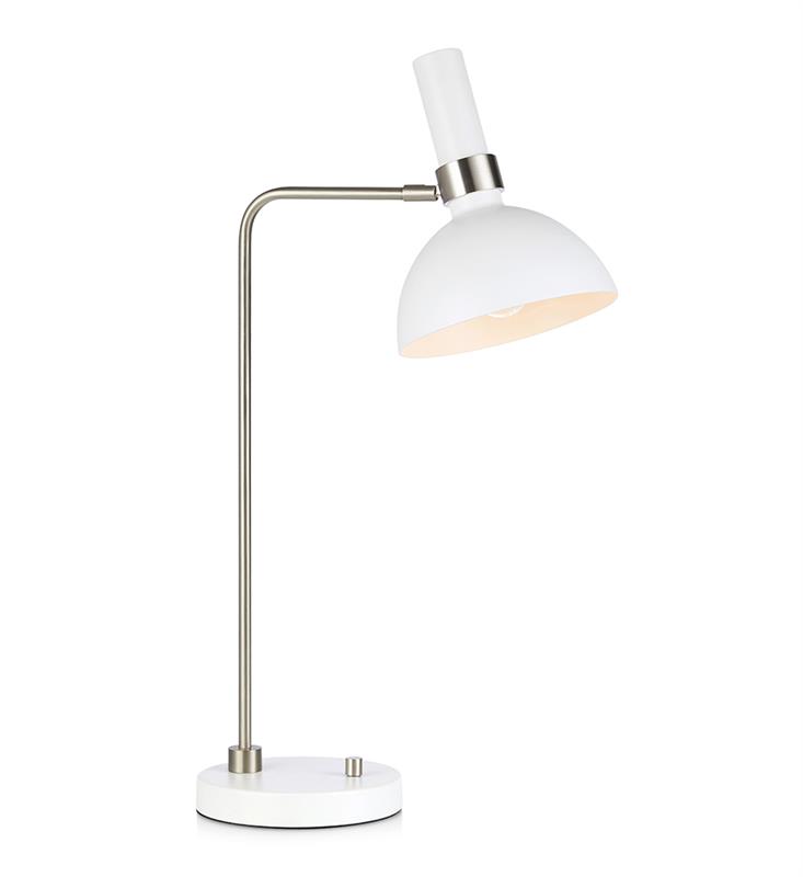 Markslöjd Larry veioză 1x60 W alb-oţel 107502