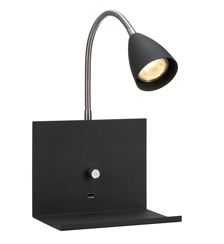 Markslöjd Logi lampă de perete 1x7 W negru 107141