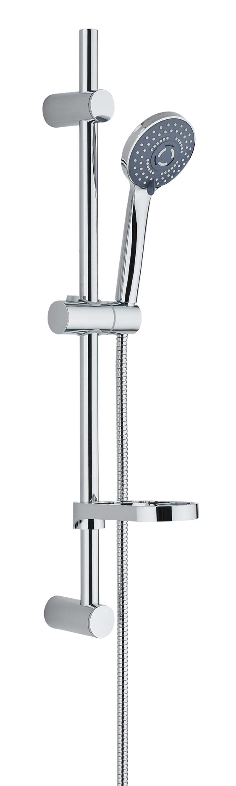 Laveo Caris set de duș perete crom NLC01A1