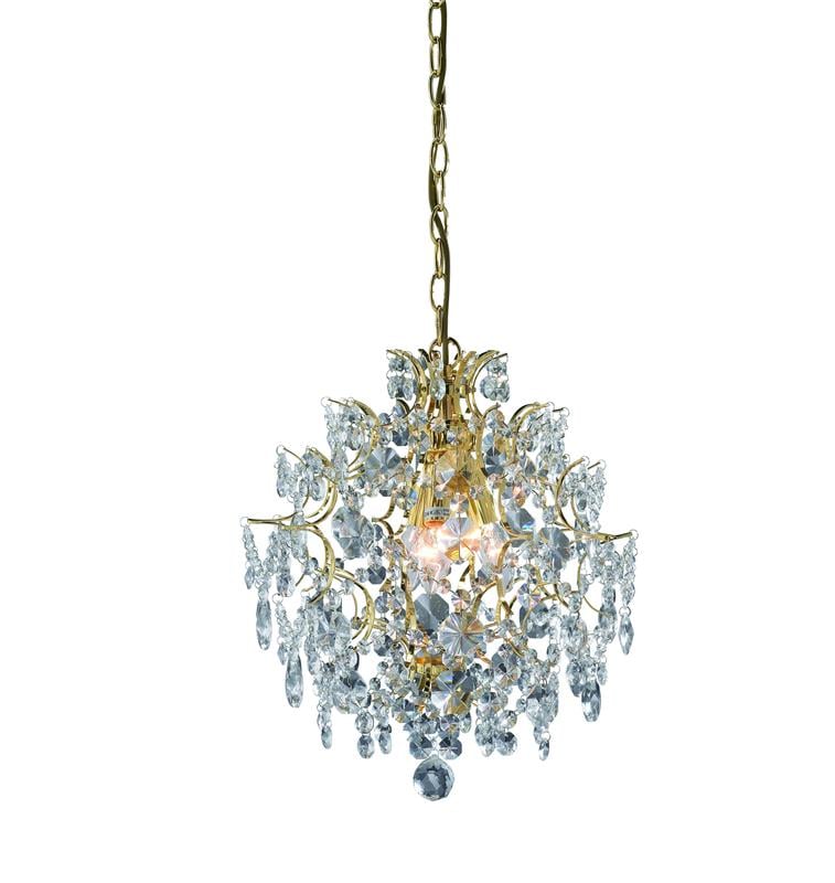 Markslöjd Rosendal lampă suspendată 3x40 W transparent-auriu 100524