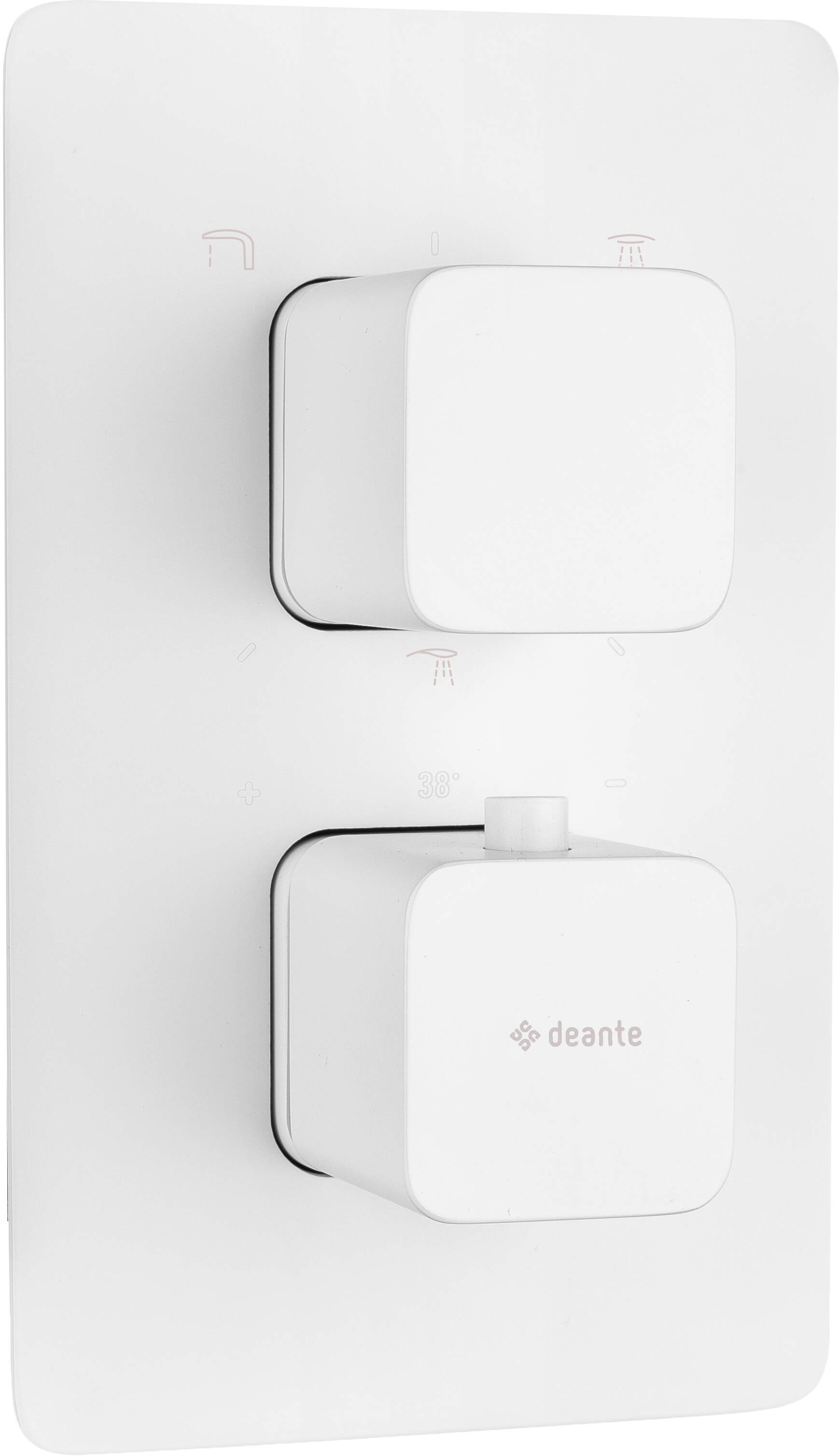 Deante Box baterie cadă-duș ascuns da alb BXY_AECT