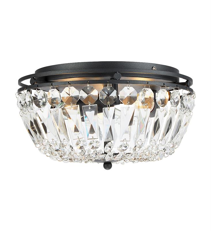 Markslöjd Vasa lampă de tavan 3x40 W negru-transparent 107587