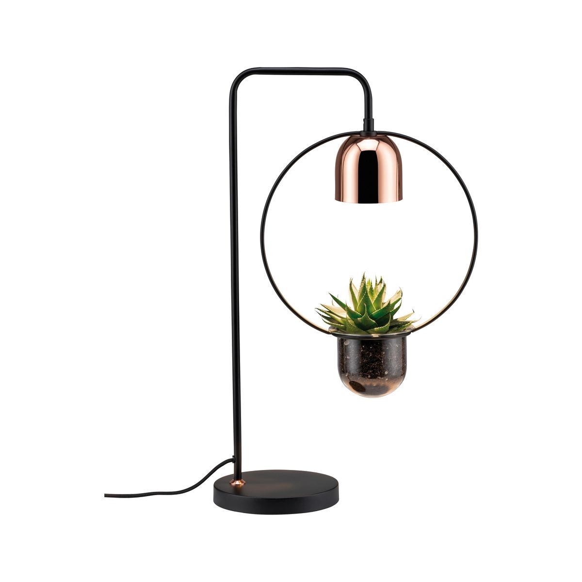 Paulmann Neordic veioză 1x20 W negru-cupru 79746