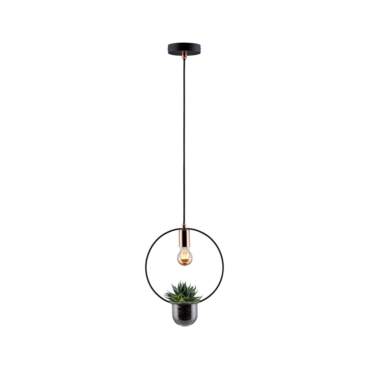 Paulmann Neordic lampă suspendată 1x20 W negru-cupru 79748