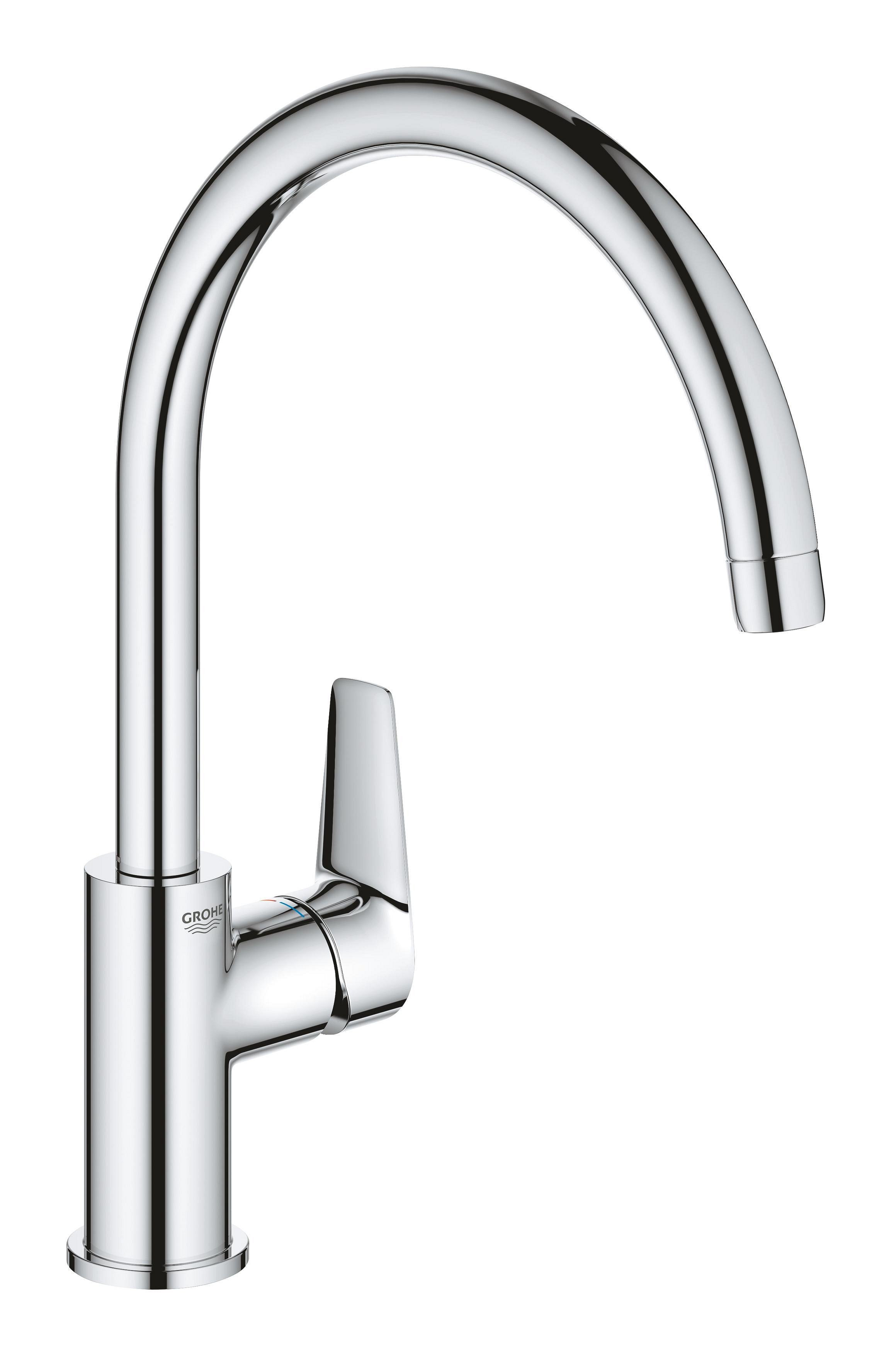 Grohe BauEdge baterie bucătărie pe picior StarLight Chrome 31367001