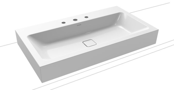 Kaldewei Cono lavoar 90x50 cm dreptunghiular de blat alb 902206033001