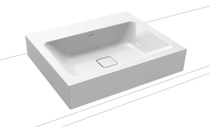 Kaldewei Cono lavoar 60x50 cm dreptunghiular de blat alb 902106003001