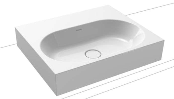 Kaldewei Centro lavoar 60x50 cm dreptunghiular de blat alb 903006003001