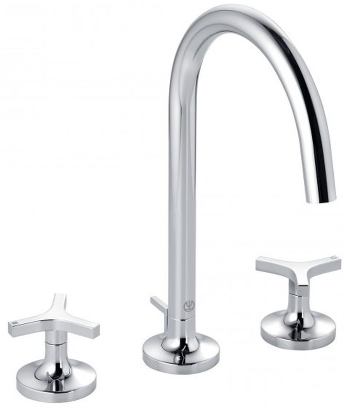 Kludi Nova Fonte baterie lavoar stativ crom 201430539