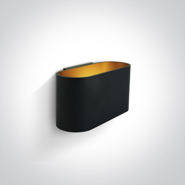 One Light Glafki lampă de perete 1x30 W negru 60056/B
