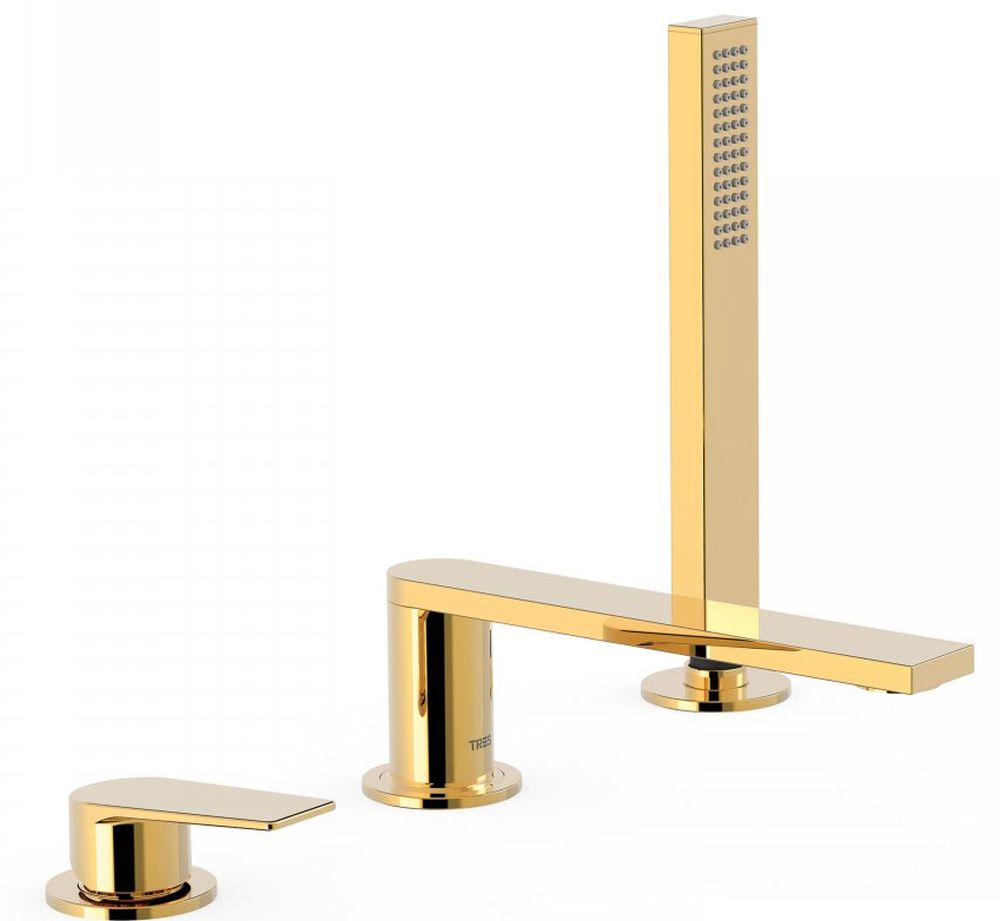 Tres Project baterie cadă-duș cadă auriu 21116101OR