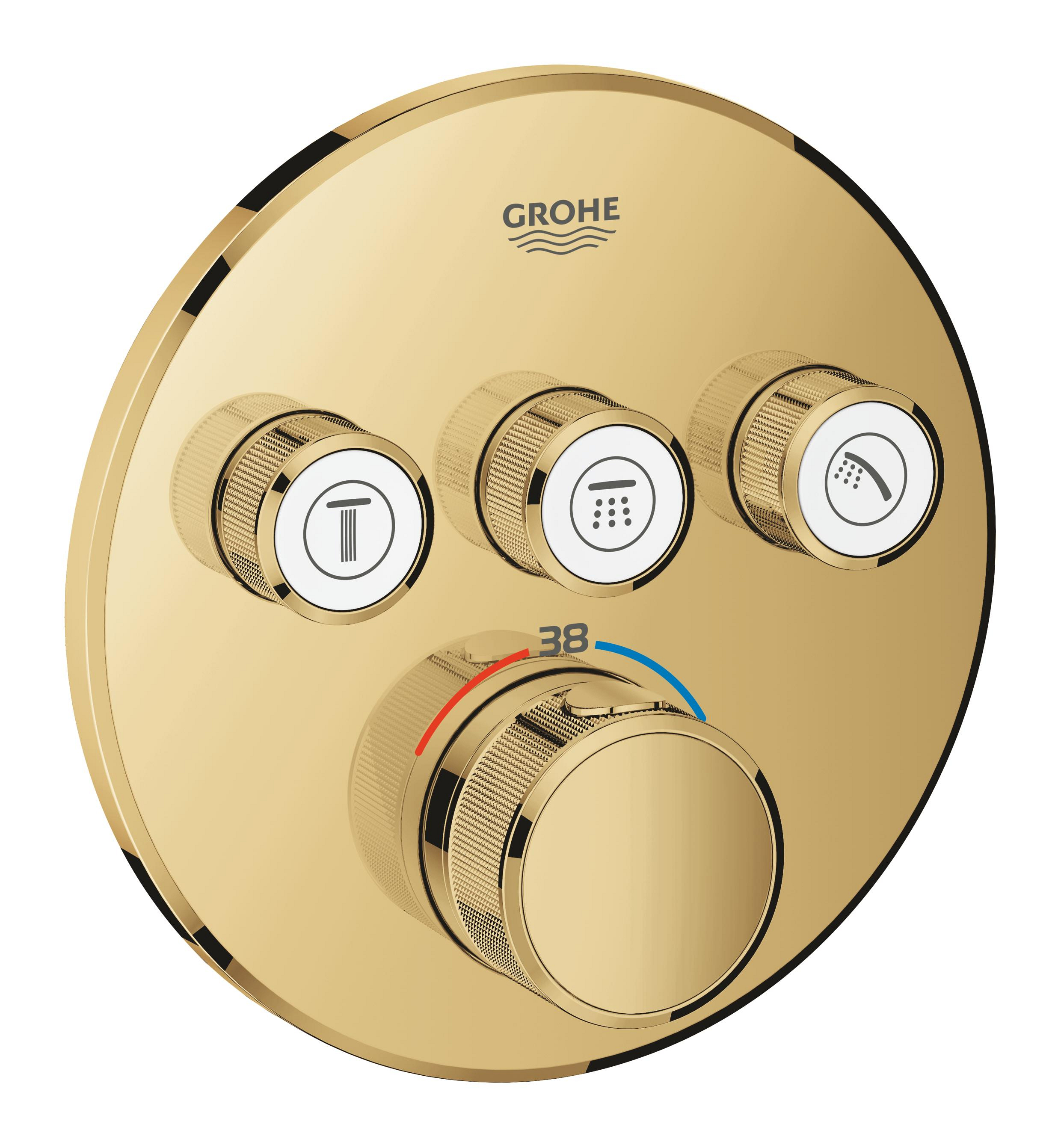 Grohe Grohtherm SmartControl baterie cadă-duș ascuns da auriu 29121GL0