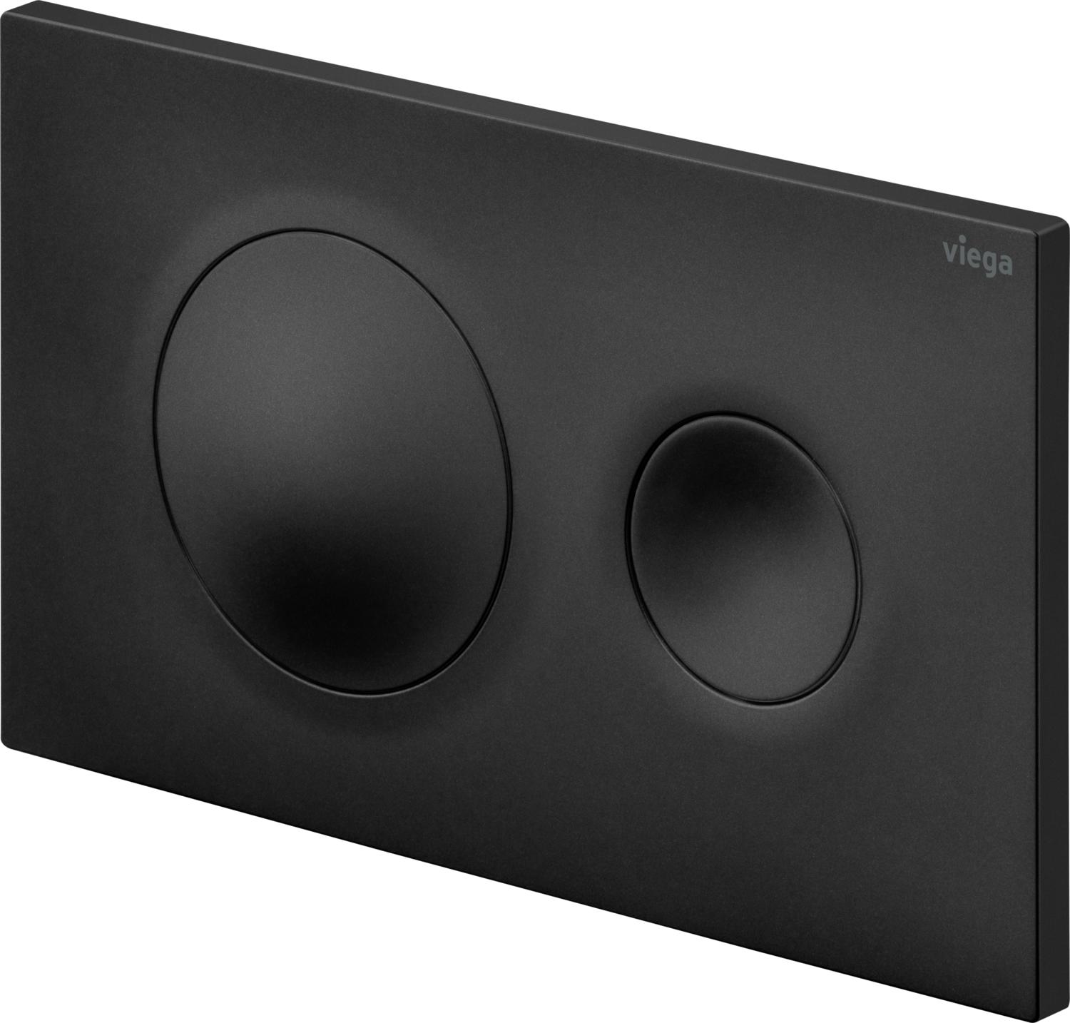 Viega Visign buton de spălare pentru WC negru 796389