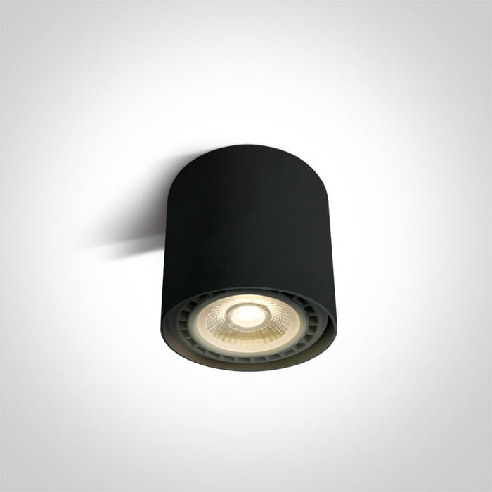 One Light Naksos lampă de tavan 1x15 W negru 12144/B