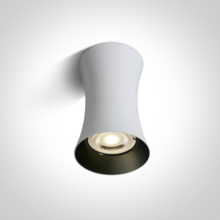 One Light Mawromati lampă de tavan 1x10 W alb-negru 12105F/W