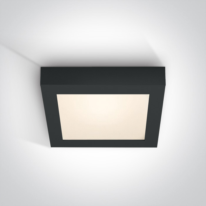 One Light Morfi plafon 1x22 W negru 62122F/B/W