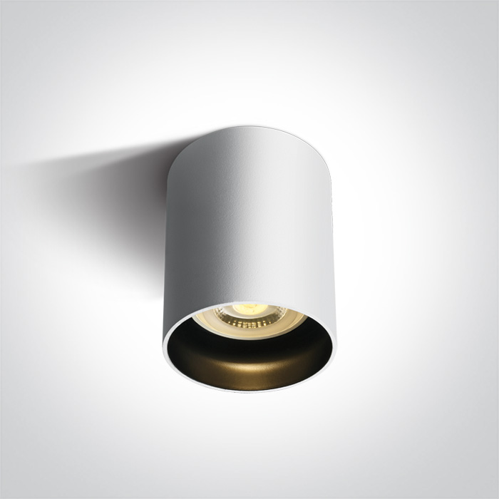 One Light Muzaki lampă de tavan 1x10 W alb-negru 12105N/W