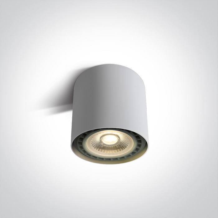 One Light Naksos lampă de tavan 1x15 W alb 12144/W