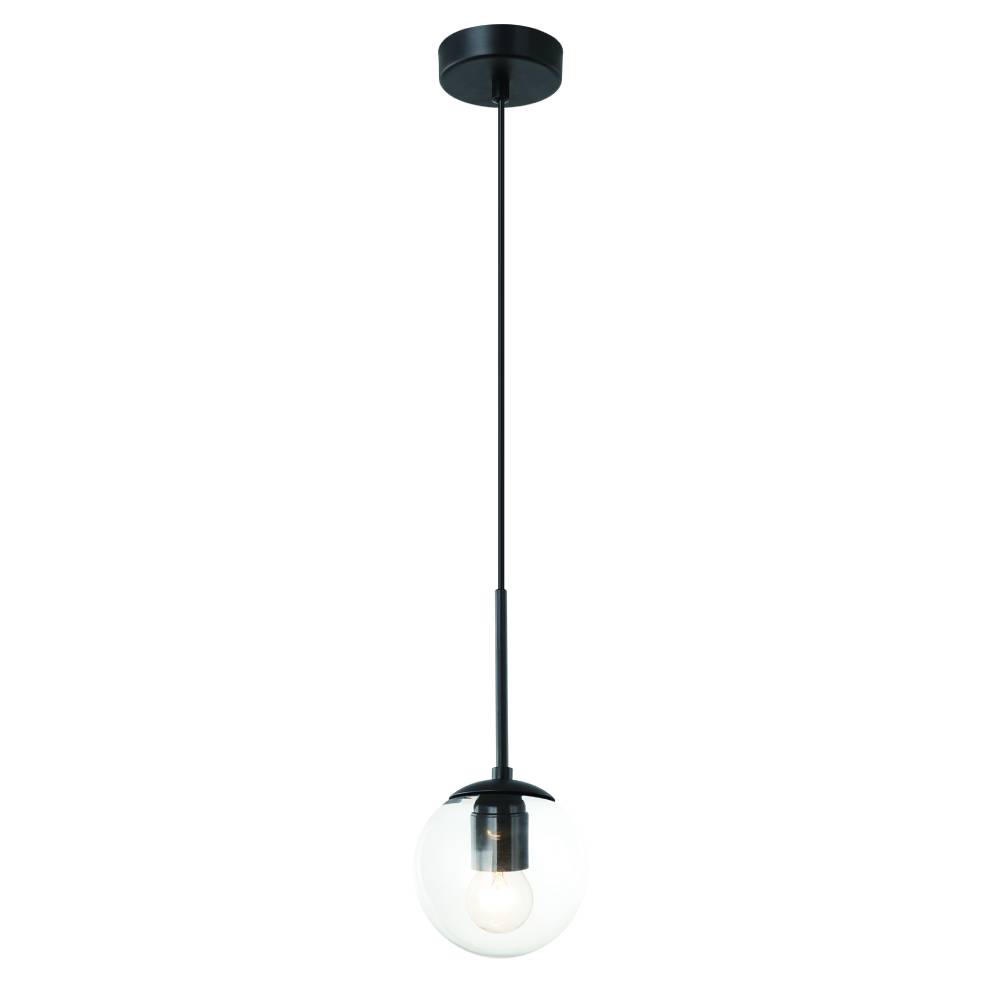 Open Design Bao lampă suspendată 1x8 W negru-transparent OR80100